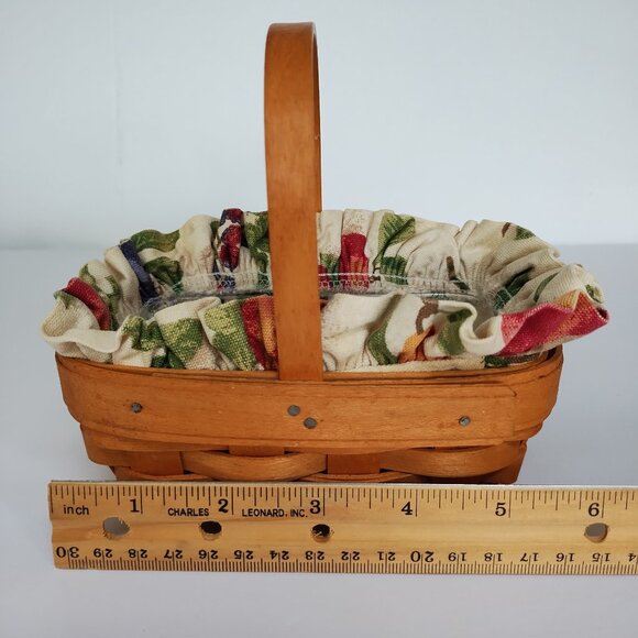 2001 Longaberger Mini Handled Basket - Picture 2 of 16